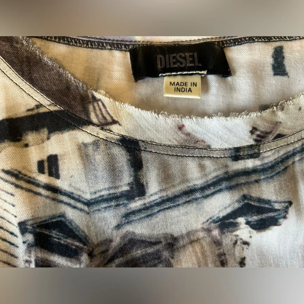 Diesel Print Dress Size M - Picture 4 of 8